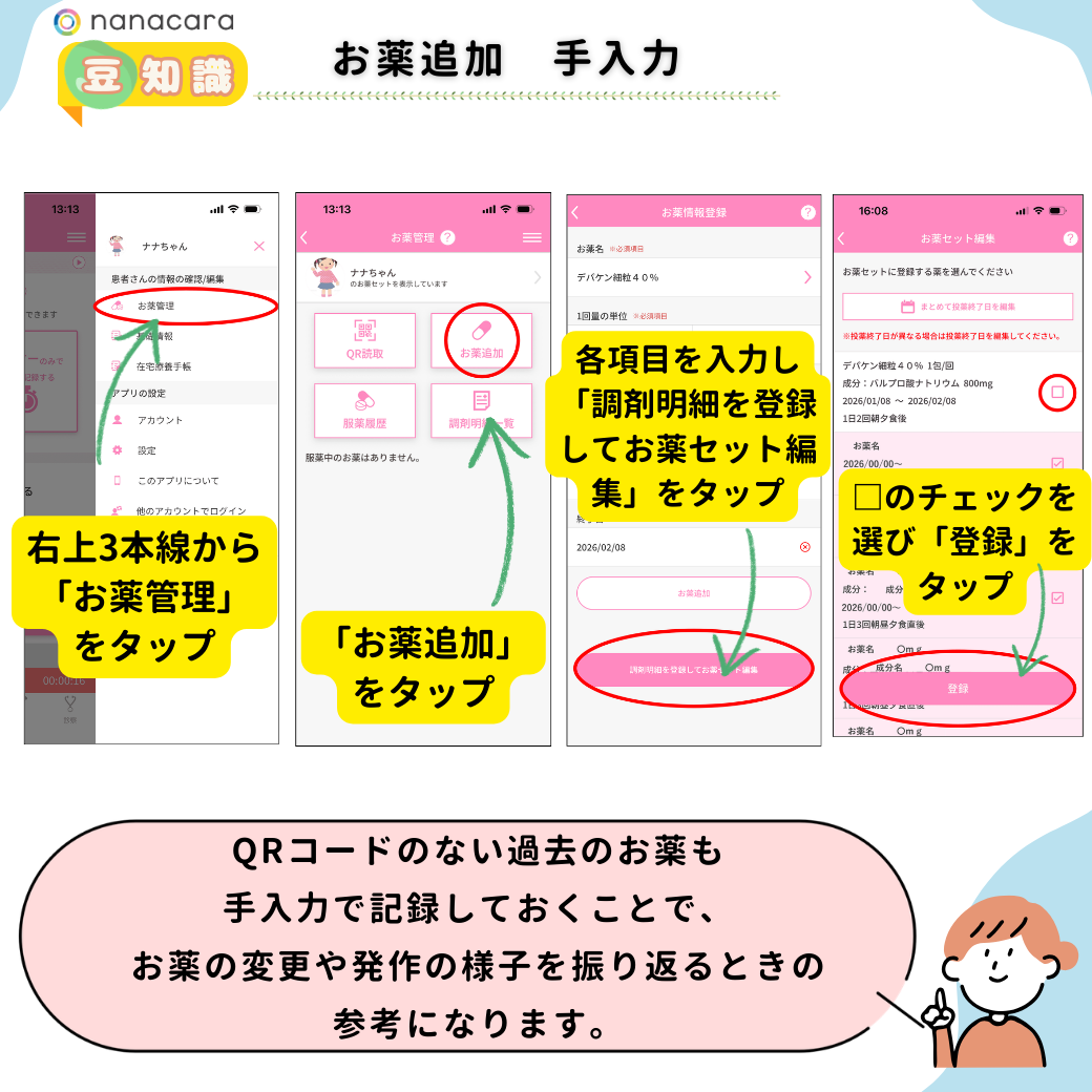 お薬追加