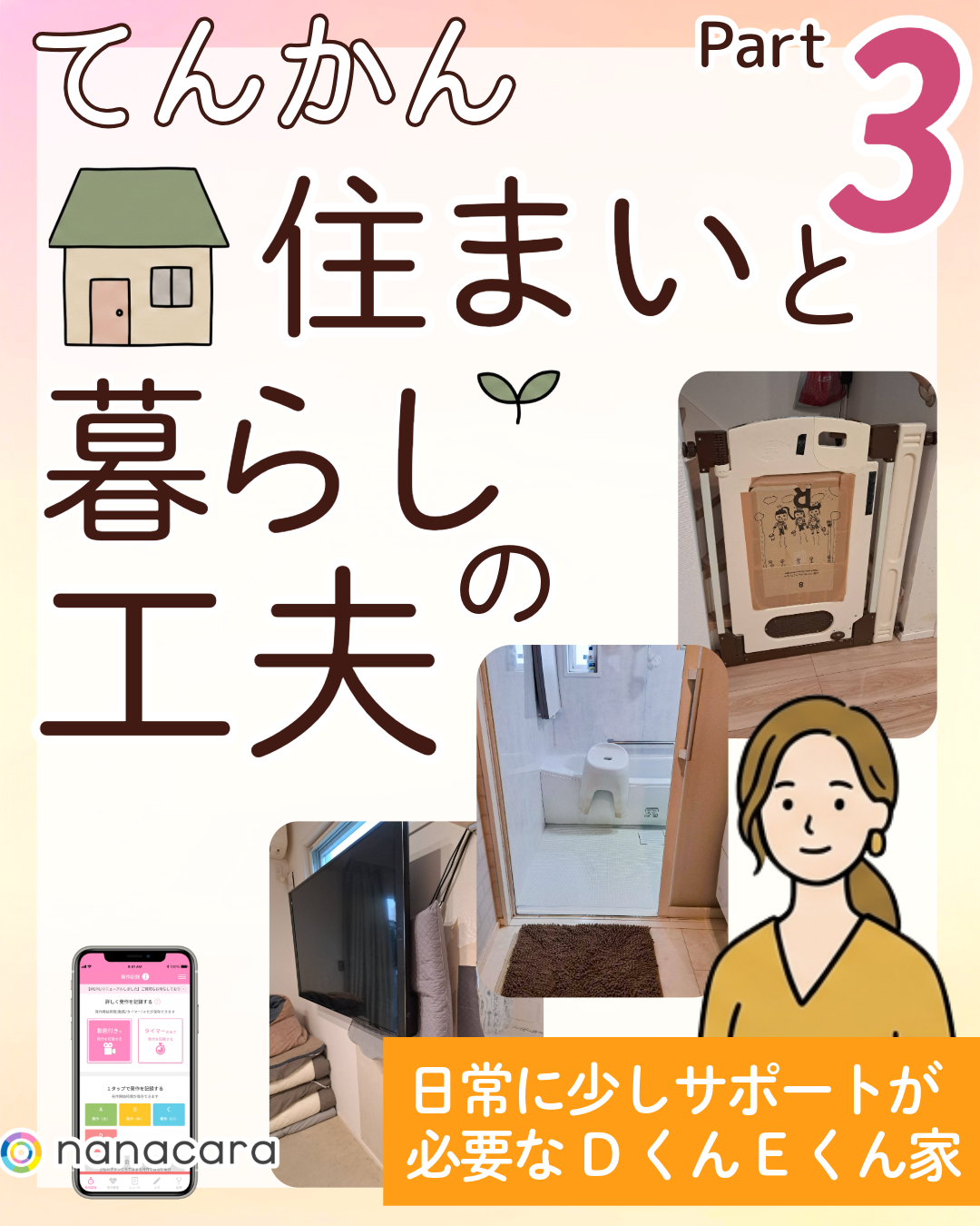 日常に少しサポートが必要なDくんEくん家
