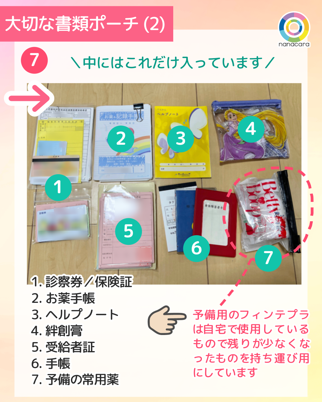 大切な書類ポーチ（2）